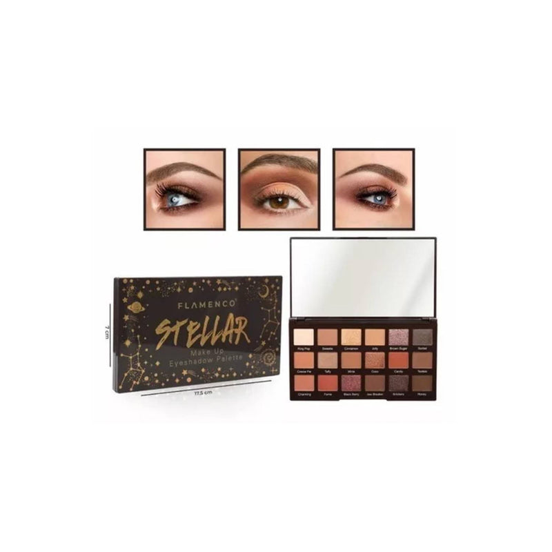 Paleta 18 Tonos Sombra Ojos Nude Glam Stellar Maquillaje al  por mayor