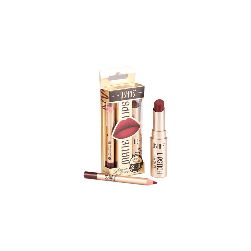 Delineador de Labios + Labial Matte de USHAS®