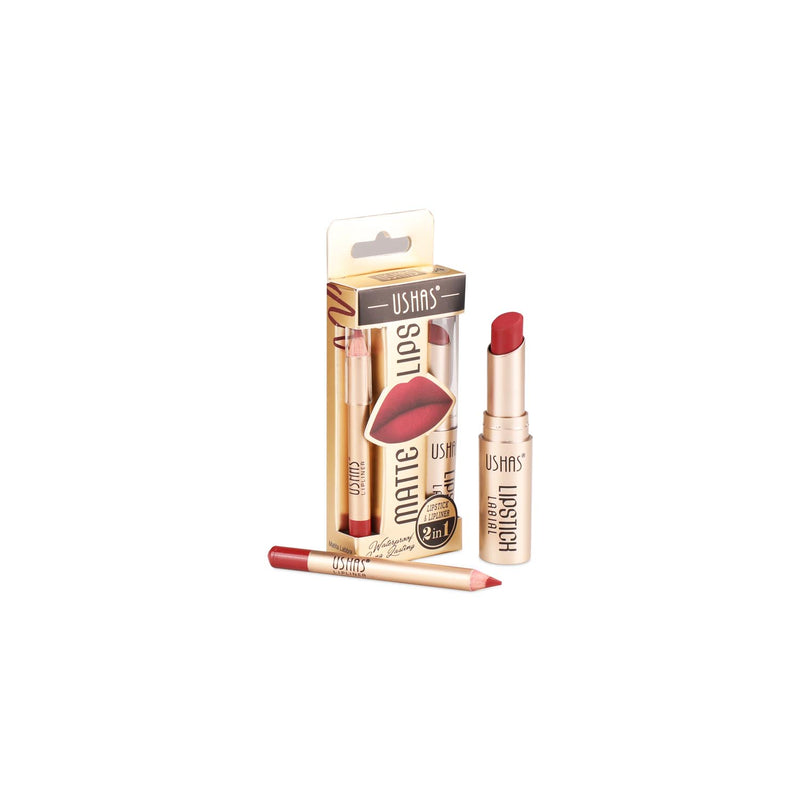 Delineador de Labios + Labial Matte de USHAS®