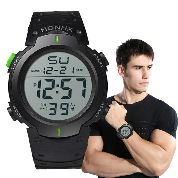 Relojes deportivos LED para hombre, Reloj Digital multifunción.